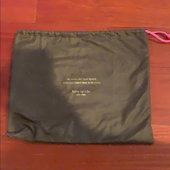 Kate Spade Clutch. Coral and Gold with Dust Bag - Picture 7 of 7